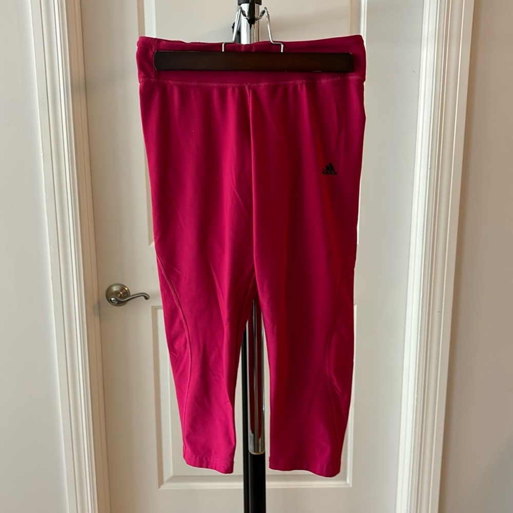 Adidas climate control pink workout pants